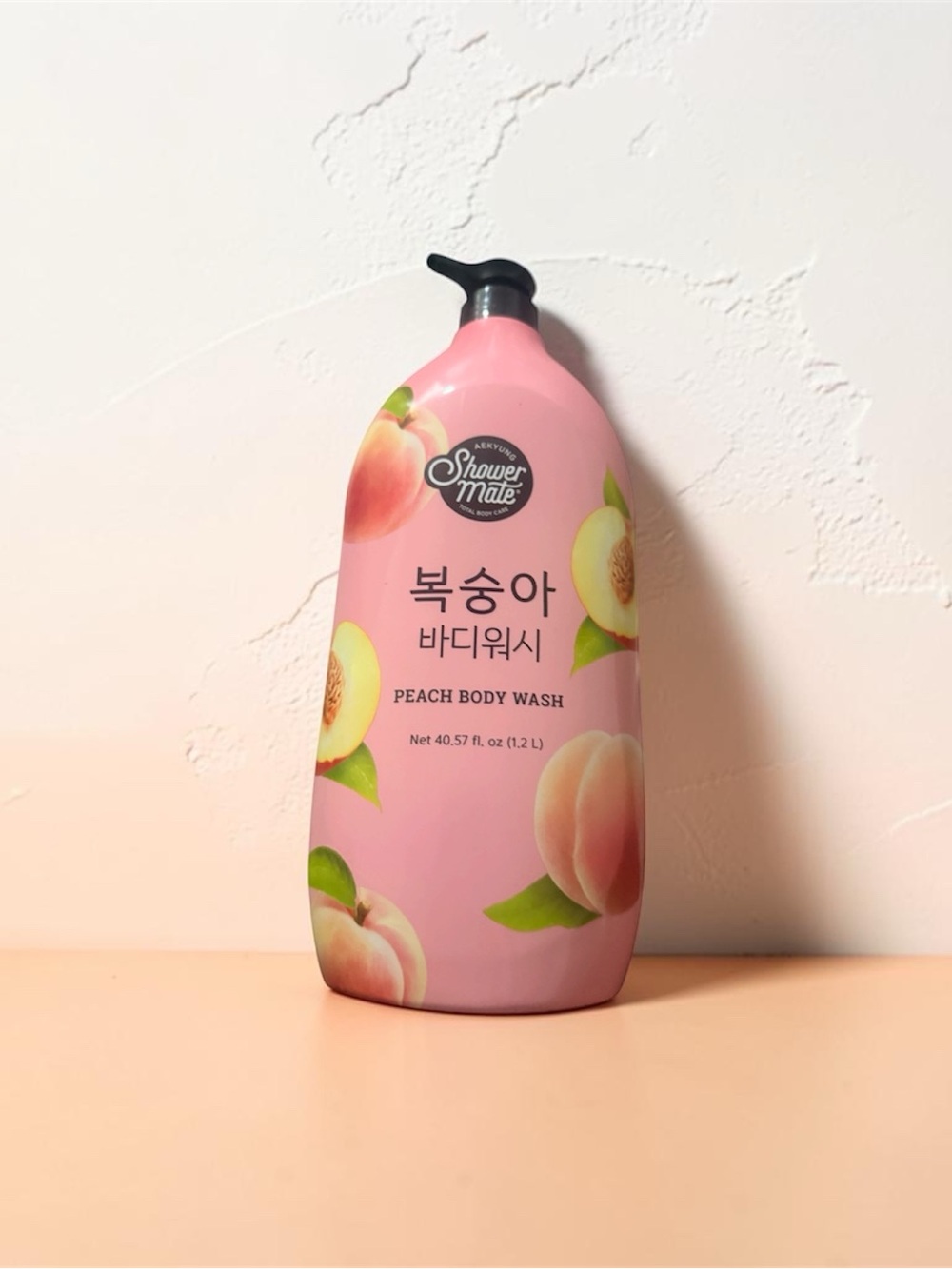 Shower Mate Peach Body Wash - Pink
